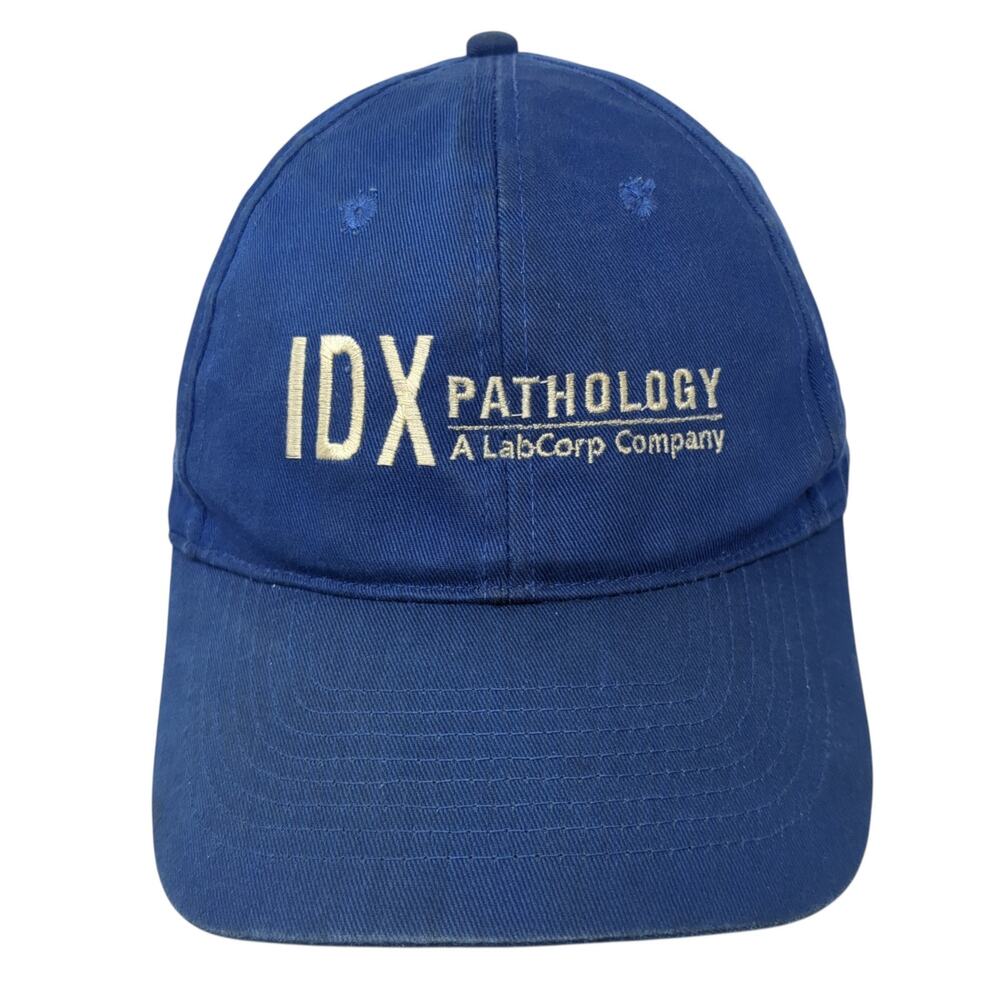 Idx Pathology Strapback Hat Blue One Size Adjustable Embroidered Kc